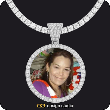 Custom Photo Pendant,Chain Upgrade - Tennis