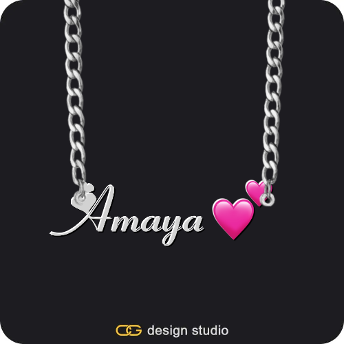 The Essential Name Necklace,Chain Upgrade - 4mm Curb