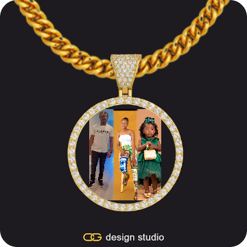 Custom Photo Pendant,Chain Upgrade - 5mm Cuban,Baguette Letter Initial Necklace: Silver - M / Cuban (5mm),Custom Photo Pendant - Silver / Circle (4 cm) / Cuban (10mm)