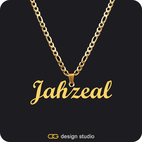 Drip Letter - J / Gold,The Essential Name Necklace: Looped,Chain Upgrade - Figarro,The Essential Name Necklace: Looped,Chain Upgrade - 4mm Curb