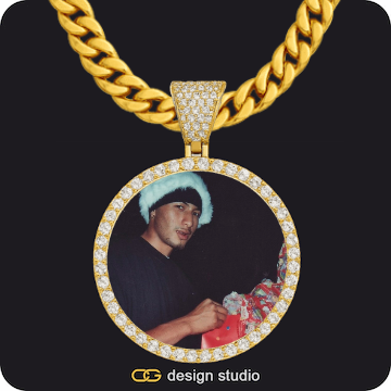Custom Photo Pendant,Chain Upgrade - 10mm Cuban