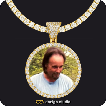 Custom Photo Pendant,Chain Upgrade - Tennis