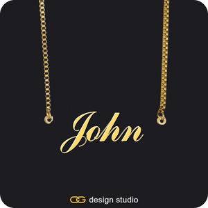 The Essential Name Necklace,Chain Upgrade - Box