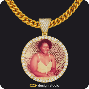 Custom Photo Pendant,Chain Upgrade - 5mm Cuban