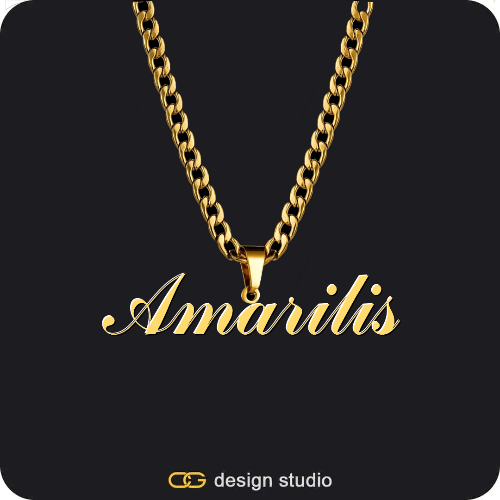 The Essential Name Necklace,Chain Upgrade - 4mm Curb