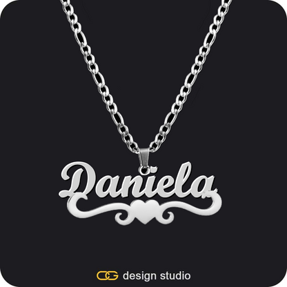 The Essential Name Necklace: Looped,Chain Upgrade - Figarro,The Essential Name Necklace: Underline,Chain Upgrade - Figarro