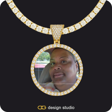Custom Photo Pendant,Chain Upgrade - Tennis