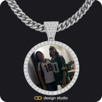 Custom Photo Pendant,Chain Upgrade - 5mm Cuban