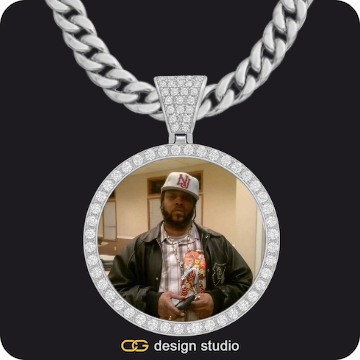 Custom Photo Pendant,Chain Upgrade - 10mm Cuban