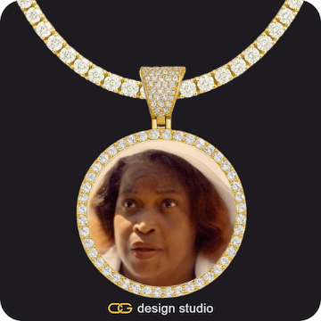 Custom Photo Pendant,Chain Upgrade - Tennis