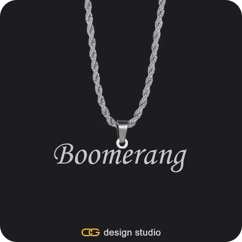 The Essential Name Necklace: Rope Chain