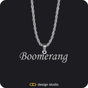 The Essential Name Necklace: Rope Chain