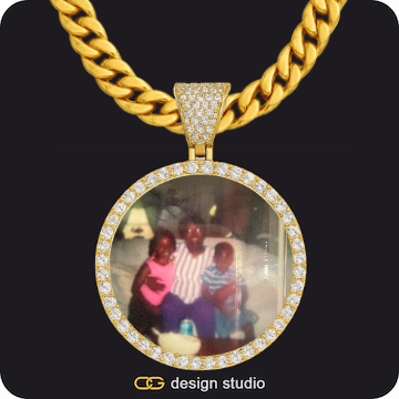 Custom Photo Pendant,Chain Upgrade - 10mm Cuban