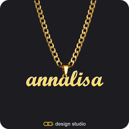 Custom Photo Pendant,Pendant Upgrade - Wings Pendant,The Essential Name Necklace,Chain Upgrade - 4mm Curb