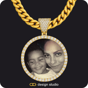 Custom Photo Pendant,Chain Upgrade - 10mm Cuban