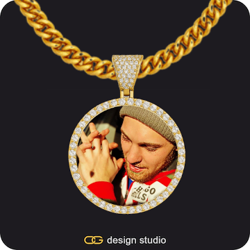 Custom Photo Pendant,Chain Upgrade - 5mm Cuban