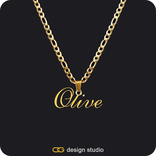 The Essential Name Necklace: Underline,The Essential Name Necklace: Double Layer,Custom Heart Photo Pendant - Silver / Rope,Drip Letter - A / Gold,The Essential Name Necklace: Looped,Chain Upgrade - Figarro