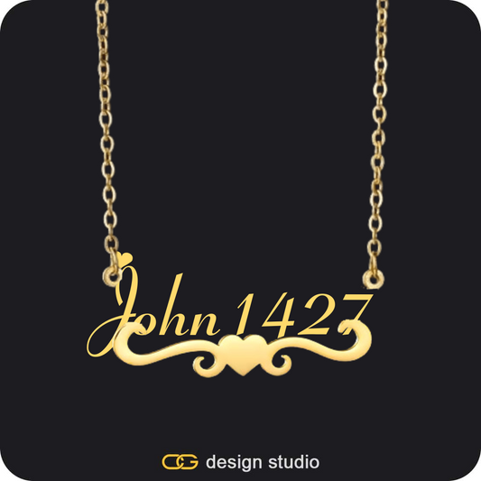 The Essential Name Necklace: Underline,The Essential Name Necklace: Double Layer,Custom Heart Photo Pendant - Silver / Rope,Drip Letter - A / Gold,The Essential Name Necklace: Looped,Chain Upgrade - Figarro