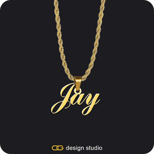 The Essential Name Necklace,Chain Upgrade - Rope