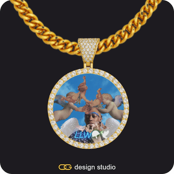 Custom Photo Pendant,Chain Upgrade - 5mm Cuban
