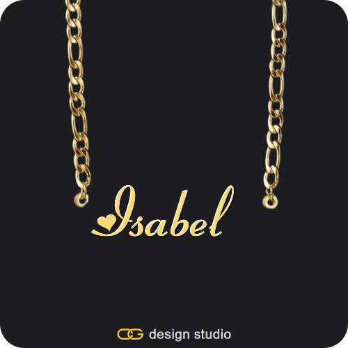 The Essential Name Necklace,Chain Upgrade - Figarro