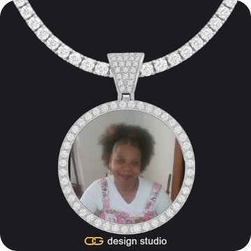 Custom Photo Pendant,Chain Upgrade - Tennis