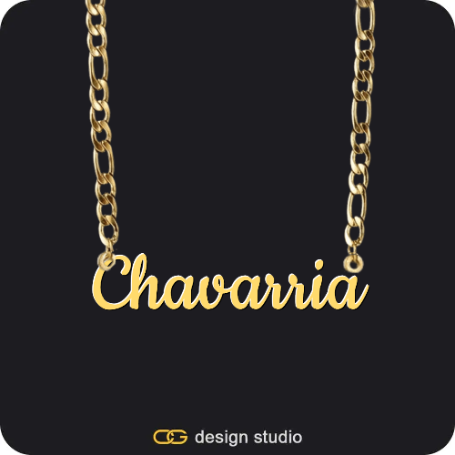 The Essential Name Necklace,Chain Upgrade - Figarro
