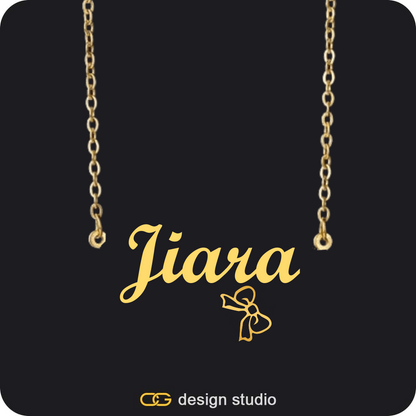 The Essential Name Necklace: Charm,The Essential Name Necklace: Double Layer