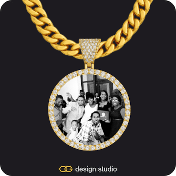 Custom Photo Pendant,Chain Upgrade - 10mm Cuban