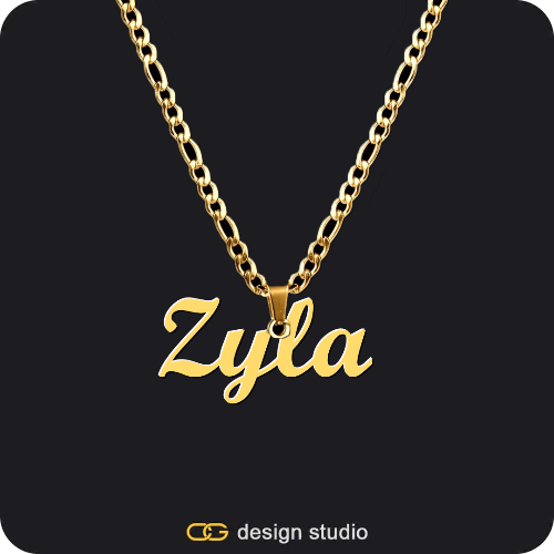 The Essential Name Necklace,Chain Upgrade - Figarro