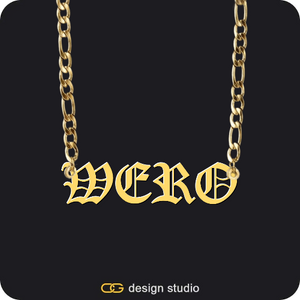 The Essential Name Necklace,Chain Upgrade - Figarro