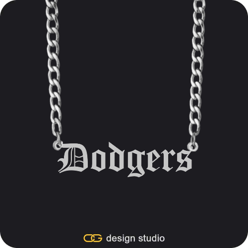 The Essential Name Necklace: Cuban chain