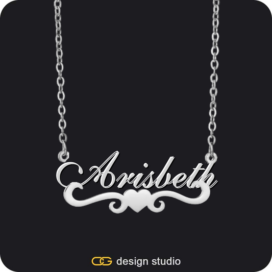 The Essential Name Necklace: Underline