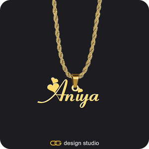 The Essential Name Necklace,Chain Upgrade - Rope