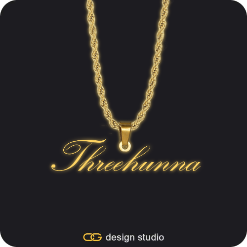 The Essential Name Necklace: Glitter