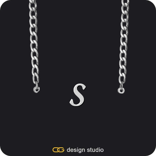 The Essential Name Necklace,Chain Upgrade - 4mm Curb