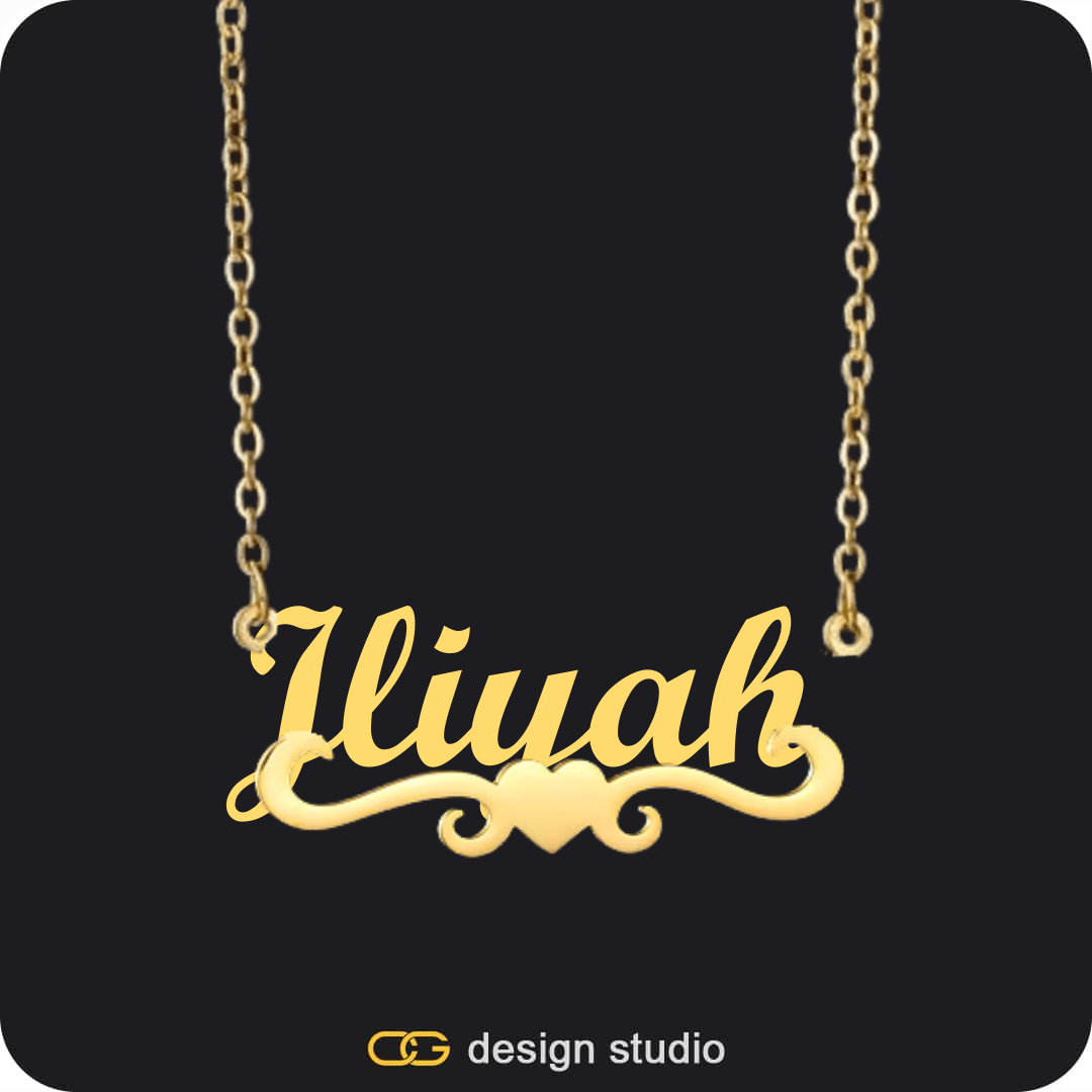 The Essential Name Necklace: Underline,Item Personalization