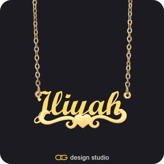 The Essential Name Necklace: Underline,Item Personalization