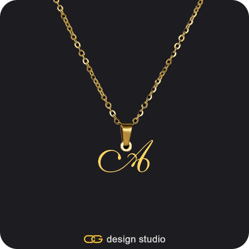 The Essential Name Necklace: Looped