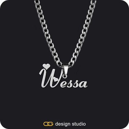 The Essential Name Necklace,Chain Upgrade - 4mm Curb,The Essential Name Necklace,Chain Upgrade - 4mm Curb
