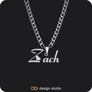 The Essential Name Necklace,Chain Upgrade - 4mm Curb,The Essential Name Necklace,Chain Upgrade - 4mm Curb