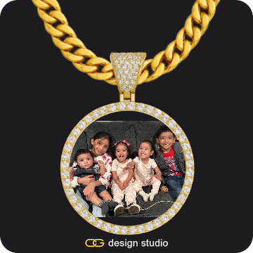 Custom Photo Pendant,Chain Upgrade - 10mm Cuban