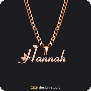 The Essential Name Necklace,Chain Upgrade - 4mm Curb