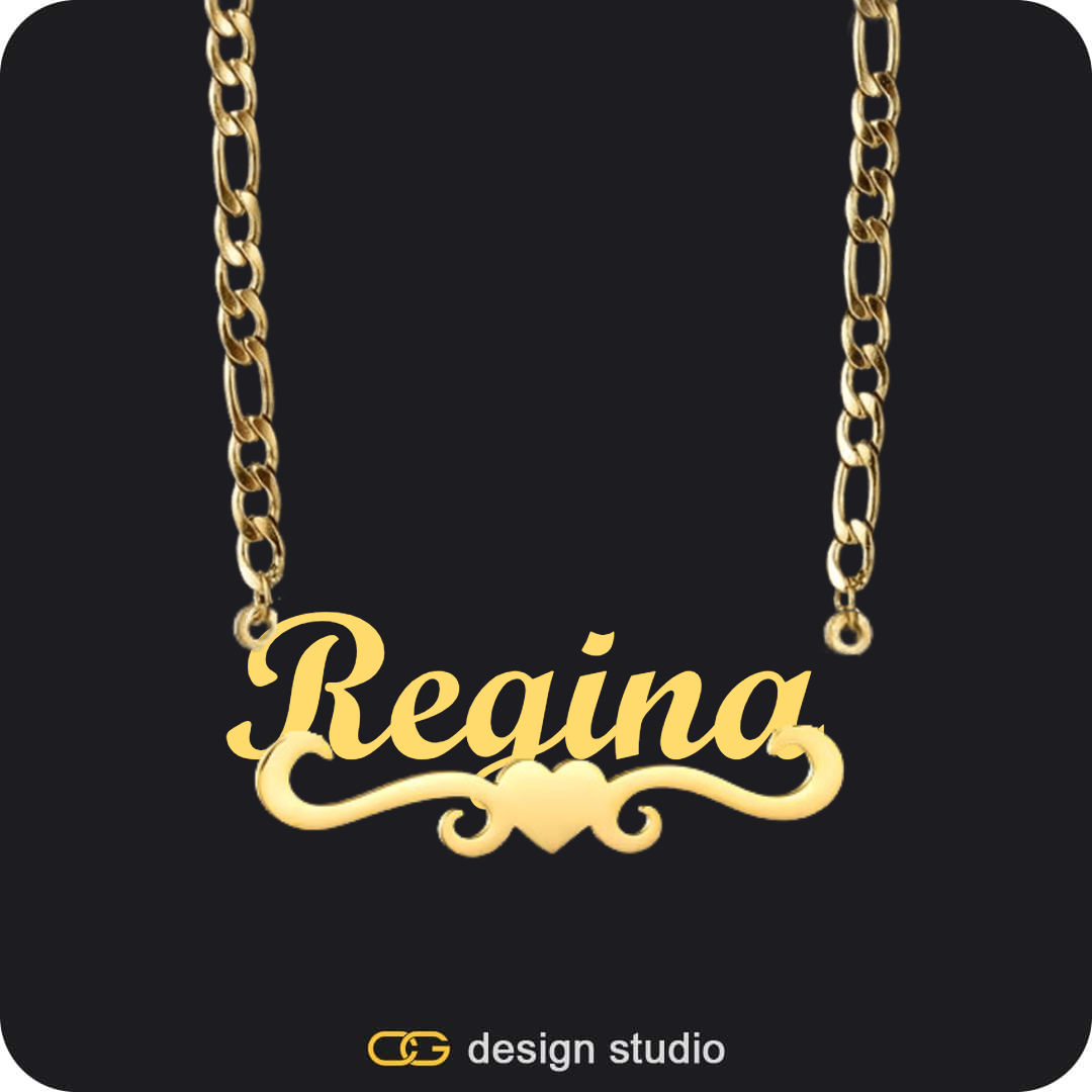 The Essential Name Necklace: Underline,Chain Upgrade - Figarro