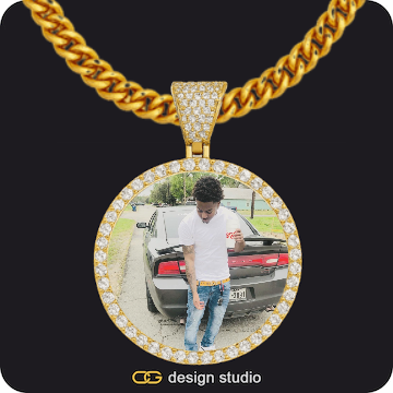 Custom Photo Pendant,Chain Upgrade - 5mm Cuban