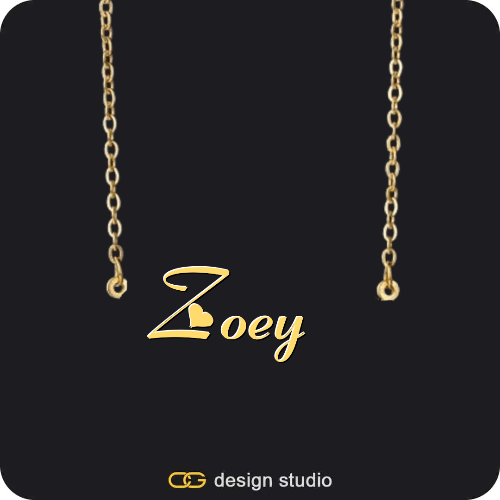 The Essential Name Necklace: Charm,The Essential Name Necklace,The Essential Name Necklace,Item Personalization