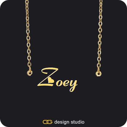 The Essential Name Necklace: Charm,The Essential Name Necklace,The Essential Name Necklace,Item Personalization