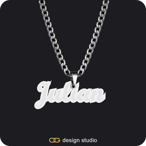 The Spotlight Double Plated Name Necklace