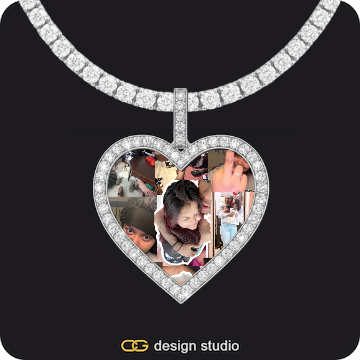 The Essential Name Necklace,The Essential Name Necklace,Item Personalization,Custom Photo Pendant,Chain Upgrade - Tennis