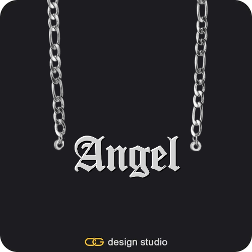 The Essential Name Necklace,Chain Upgrade - Figarro